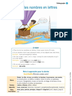 Fiche Orthographe 6 PDF