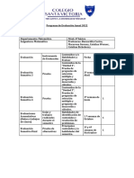 Tabla de Evaluación Diversificada