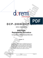 Replace SSD Flash on DCP-2000/DCP-2K4 Digital Cinema Servers