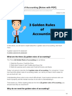 3 Golden Rules of Accounting Explained