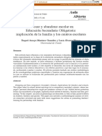 Fracaso y Abandono Escolar en Educación Secundaria Obligatoria: Implicación de La Familia y Los Centros Escolares