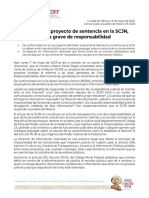 Presidencia exige a SCJN investigar 'filtración' de propuesta para invalidar 'Plan B'