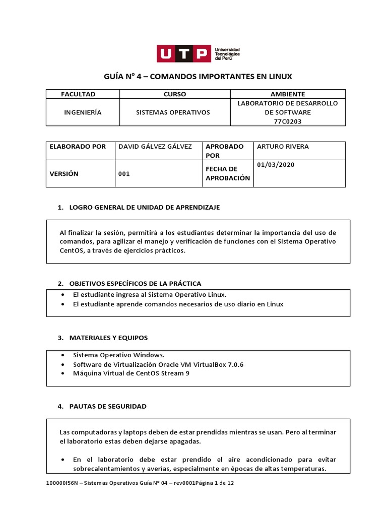 S04 s8 100000i56n guia n 04 labsiso04 comandos importantes en linux