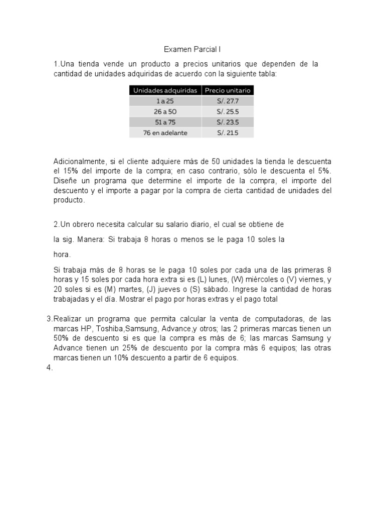 Examen Parcial I | PDF | Crecimiento personal y profesional | Negocios