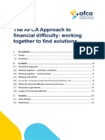 3 AFCA Approach - Financial Difficulty Series - Working Together To Find Solutions