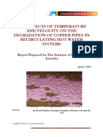 IPA Report Copper Velocity and Temperature April 2015 PDF