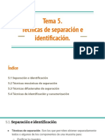 Tema 5. Técnicas de Separación e Identificación.