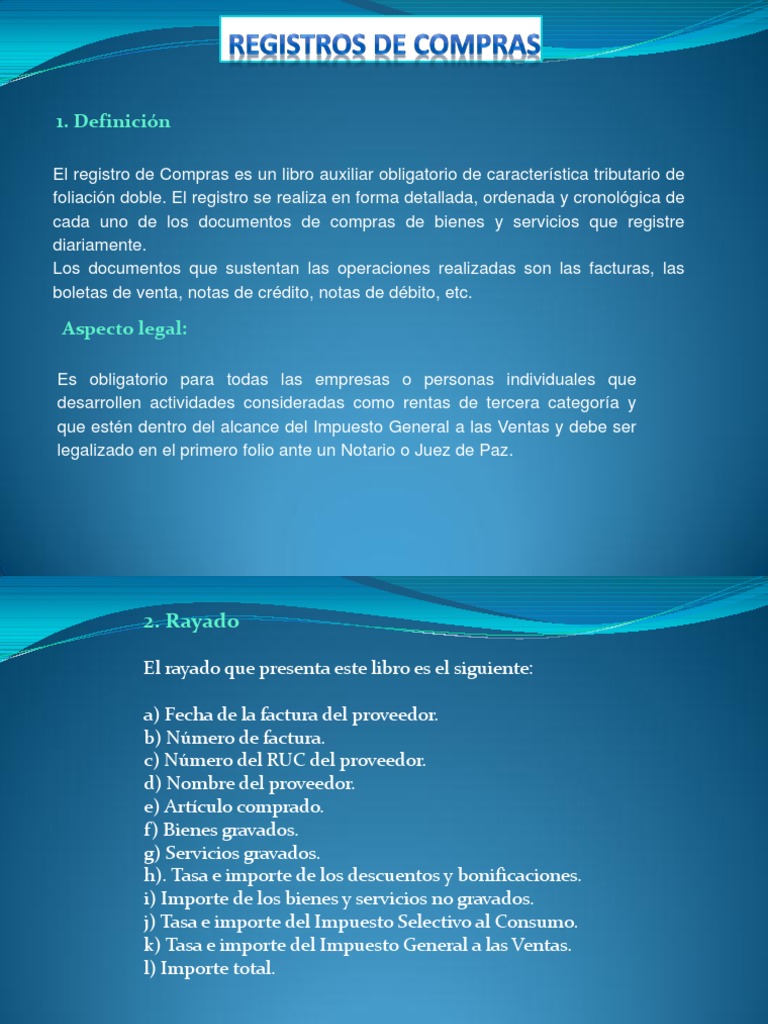 Registros de Compras y Ventas Irene | PDF | Impuestos | Factura