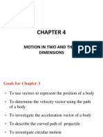5 CHAPTER 4 Motion in Two and Three Dimensions