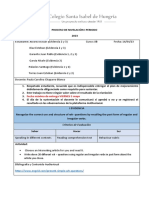 Plan de Mejoramiento Nivelación I Periodo 8B