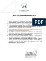 Indicaciones Preoperatorias - PDF Mercedes Diaz