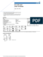 Capacitor Disk Ceramic Blue Safety CS Series E4b3 - CS