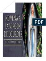 Novena de La Virgen de Lourdes