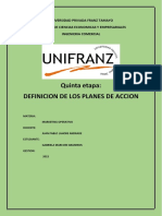 PLAN DE MARKETING Definicion de Los Planes de Accion CAP.8 PDF