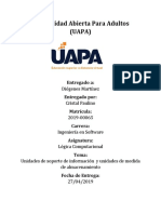 UAPA: Unidades de información y almacenamiento