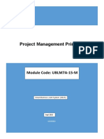 Project Management Principle As