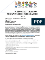 Instructivo facturación Mecanismo Integración OSPM