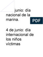 1 de Junio