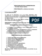 El enfoque estructuralista de la administración