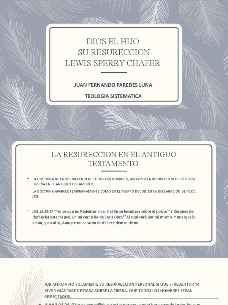 Resurrección de Cristo en el Antiguo Testamento | PDF | La resurrección ...