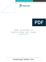 Instructivo Eliminación Del Certificado Revocado Del Token PDF