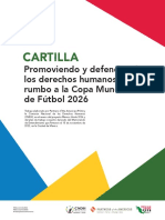 Cartilla sobre derechos humanos y Copa Mundial de Fútbol 2026