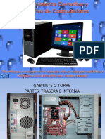 Componentes internos y externos de una torre PC