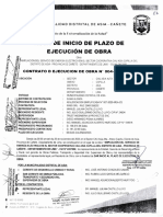 Acta de Inicio de Obra Cau Asia PDF