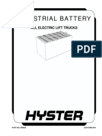 Industrial Battery: All Electric Lift Trucks