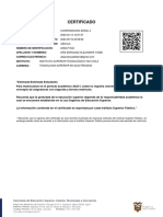 Certificado de Pago PDF