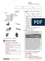 Vocabulary Standard Unit7 With Answers