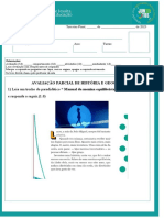 AVALIAÇÃO PARCIAL 4º ANO - História e Geografia