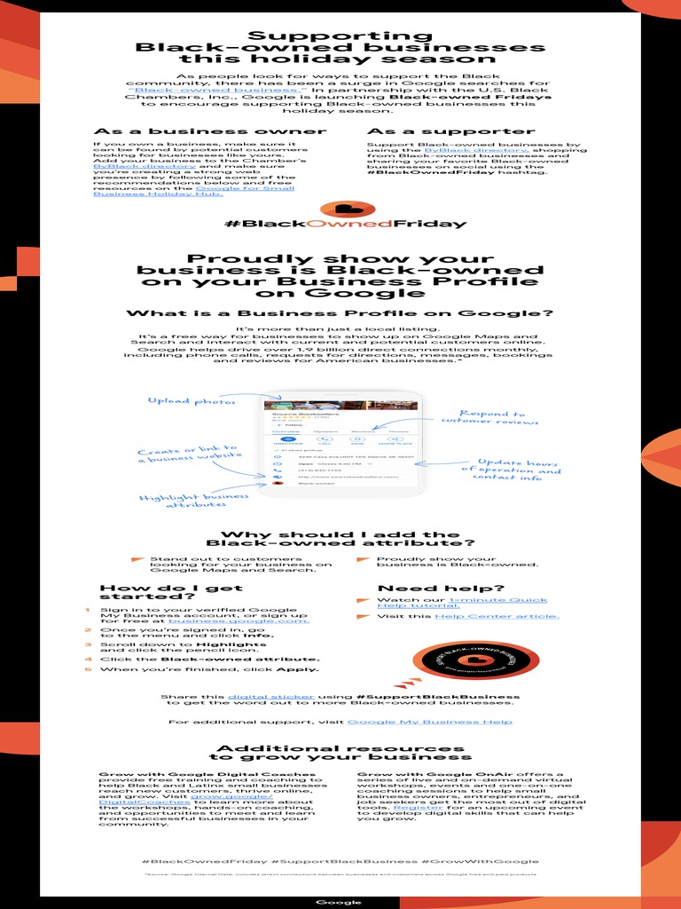 Supporting Black-Owned Businesses: Google Launches Black-Owned Fridays
