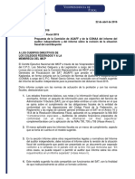 Propuestadelacomisiondeagaffy Delaconaadel Informedel Auditorindependientydel Informedelcontri