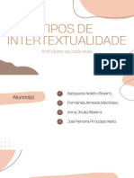 Tipos de Intertextualidade PDF
