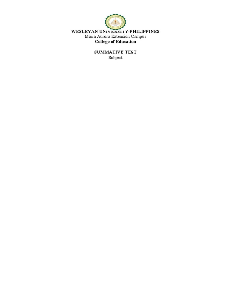 Exam Format in AL1 | PDF