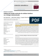 Patron Molecular Nodulo de Tiroides Indeterminado Ciresp.2018