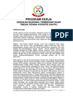 Program Kerja Gerakan Nasional Pemberantasan Tindak Pidana Korupsi (GN-PK) PDF
