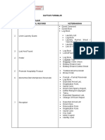 Daftar Formulir KBM