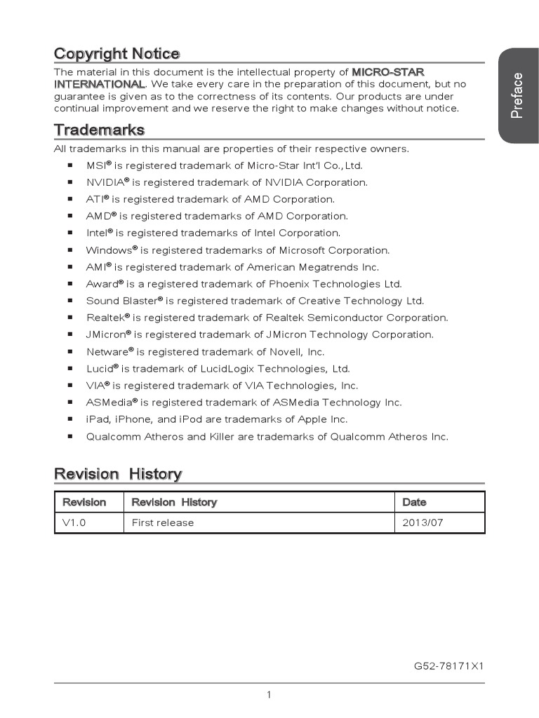 Msi h81m E33 Owner S Manual PDF PDF Solid State Drive Hard Disk Drive