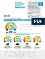 SDG Indicator 6.5.1 Progress in Brazil