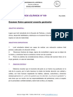 Guía Práctica Clínica N°10 Examen Físico General Usuaria Gestante PDF