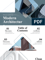 Modern Architecture Minimal Presentation Blue Variant