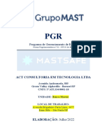 PGR - Programa de Gerenciamento de Riscos da ACT Consultoria