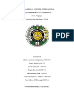 Tugas Ekonomi Internasional Dasar Pertukaran Internasional