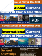 November December 2022 International