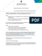 Reglas para Participar en Foros de Discusión