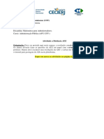 Matemática para Administradores - Vitoria Tavares Ferreira