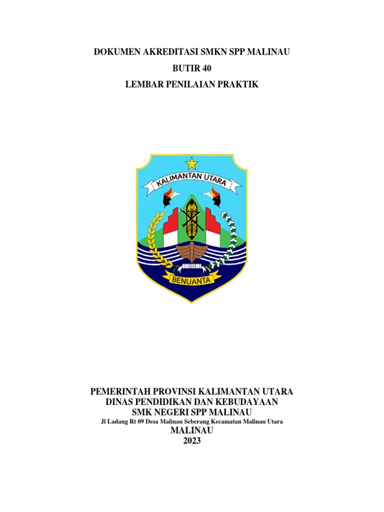 Penilaian Praktik SMK SPP Malinau | PDF