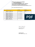 Jadwal Ujian Praktek